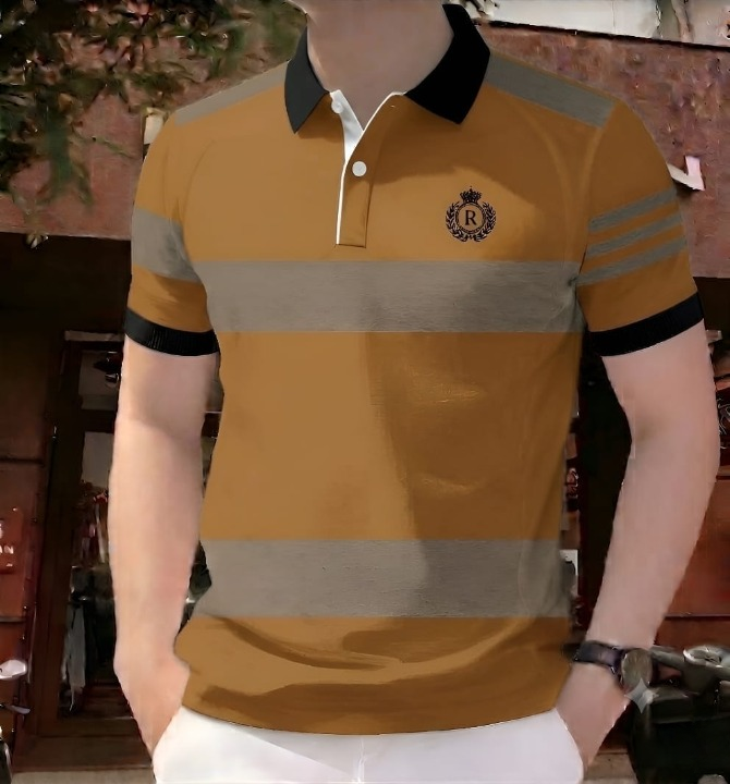 Cotton Polo Shirt For Men's-4866